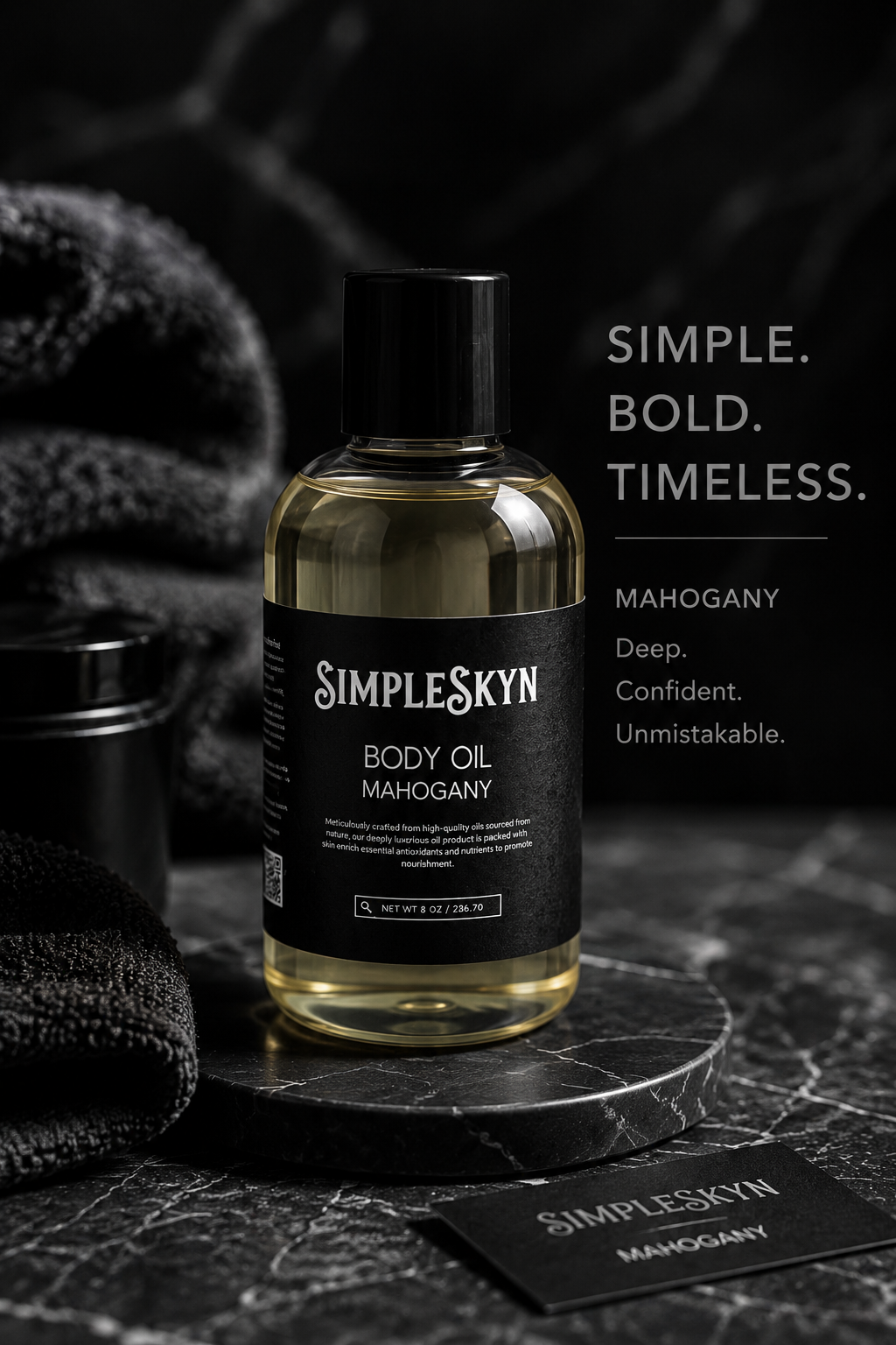 Mahogany Body Oil - Men’s